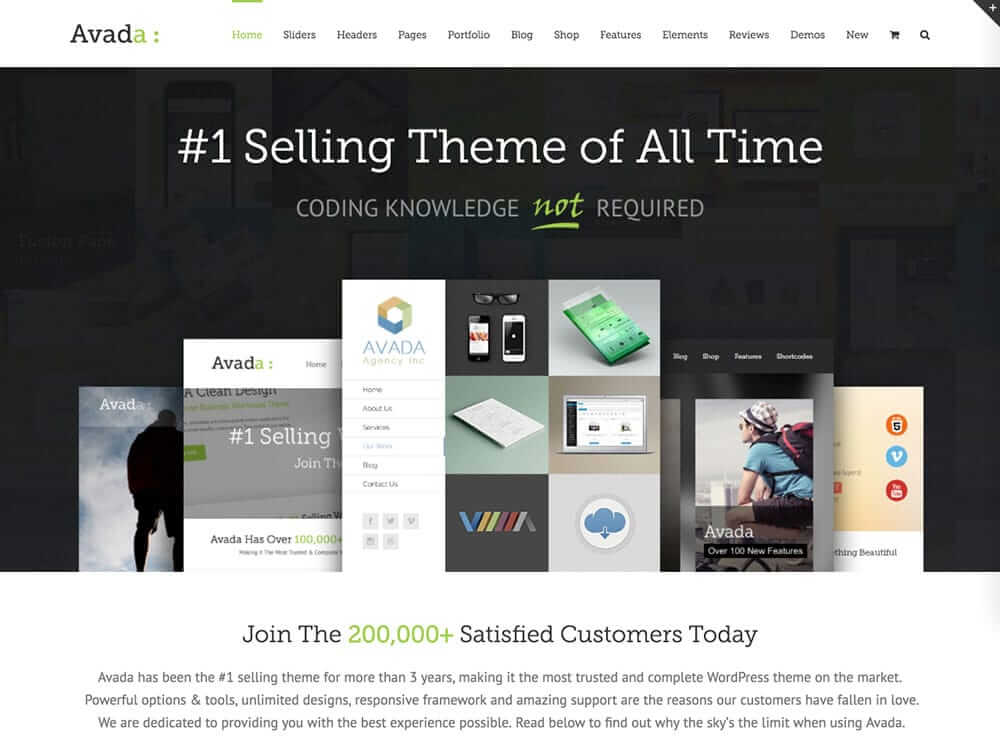 Avada - One of the Best Wordpress Themes