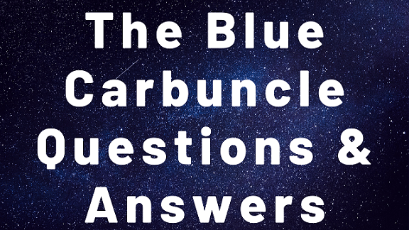 The Blue Carbuncle Questions & Answers