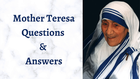 nobel lecture by mother teresa questions and answers