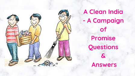 A Clean India - A Campaign of Promise Questions & Answers - WittyChimp A Clean India - A Campaign of Promise Questions & Answers - WittyChimp