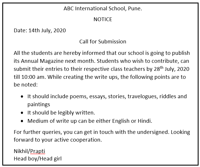 Notice Writing Format How To Write A Notice WittyChimp notice-writing-format-how-to-write-a-notice-wittychimp