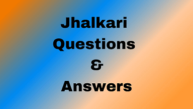 Jhalkari Questions & Answers