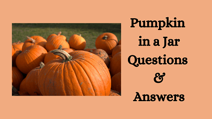 Pumpkin in a Jar Questions & Answers