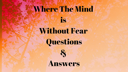 Where the Mind is without Fear, Summary & Analysis