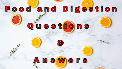 Food and Digestion Questions & Answers