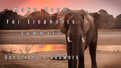 Make Room For Elephants Summary & Questions & Answers - WittyChimp Make Room For Elephants Summary & Questions & Answers - WittyChimp