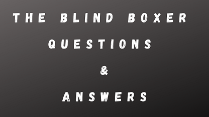 The Blind Boxer Questions & Answers