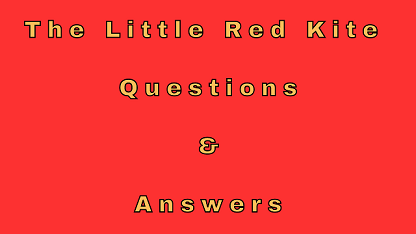 The Little Red Kite Questions & Answers