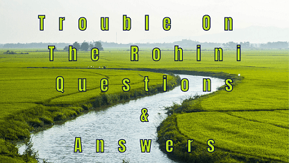 Trouble On The Rohini Questions & Answers