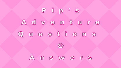 Pip’s Adventure Questions & Answers