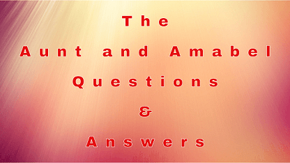 The Aunt and Amabel Questions & Answers