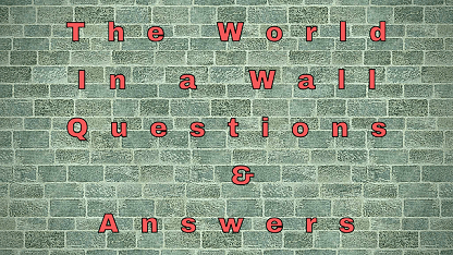The World In a Wall Questions & Answers