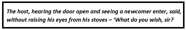A Stranger Walks into Town Questions & Answers
