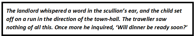 A Stranger Walks into Town Questions & Answers