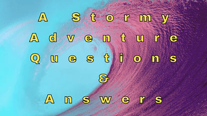 A Stormy Adventure Questions & Answers