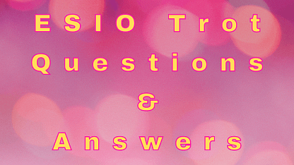 ESIO Trot Questions & Answers