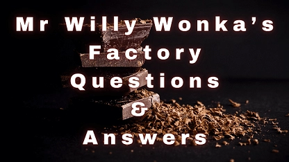 Mr Willy Wonka’s Factory Questions & Answers