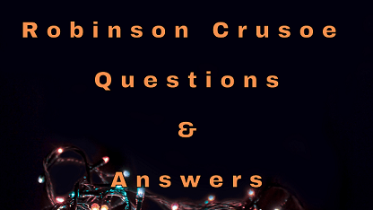robinson crusoe class 5 pdf questions and answers