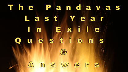 The Pandavas Last Year in Exile Questions & Answers