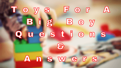 Toys For A Big Boy Questions & Answers