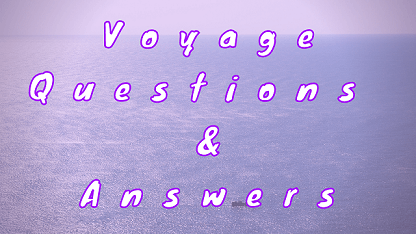 Voyage Questions & Answers