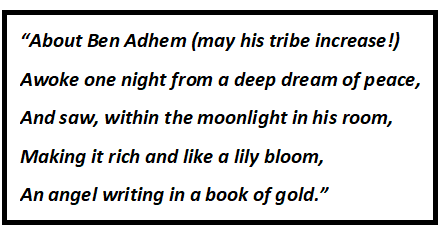 Abou Ben Adhem Questions & Answers