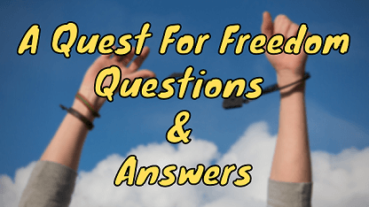 my freedom trip questions