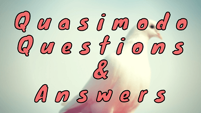 Quasimodo Questions & Answers
