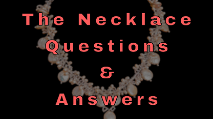 The Necklace Questions & Answers