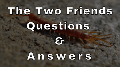 The Two Friends Questions & Answers