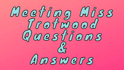 Meeting Miss Trotwood Questions & Answers