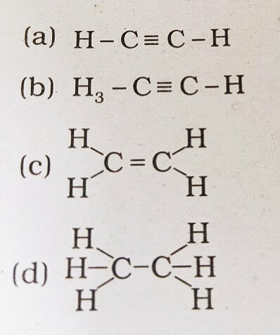 Structural Formula Of Ethyne