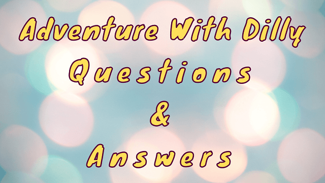 Adventure With Dilly Questions & Answers