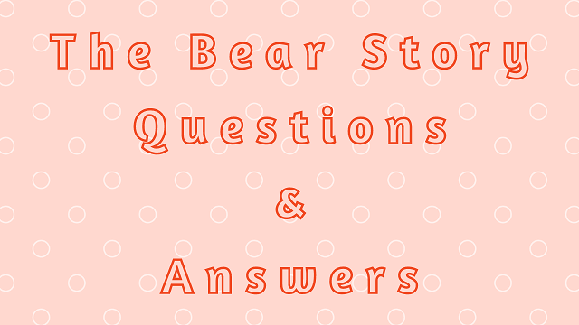 the bear essay type questions