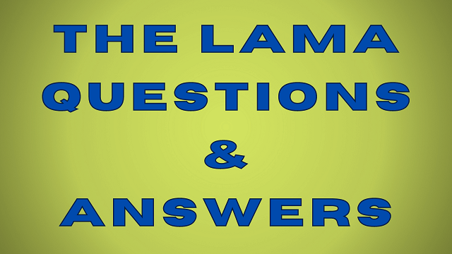 The Lama Questions & Answers