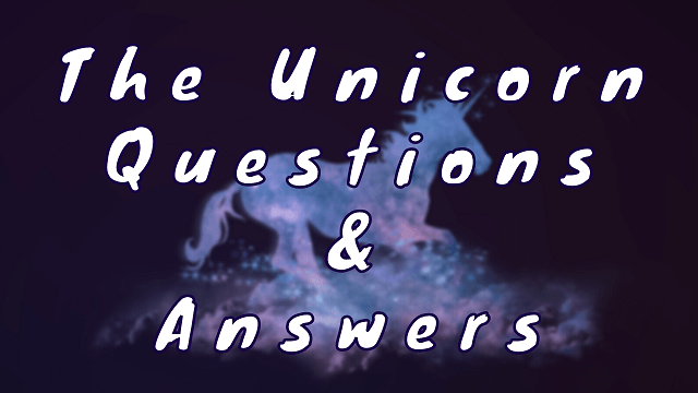 The Unicorn Questions & Answers