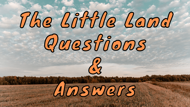 The Little Land Questions & Answers
