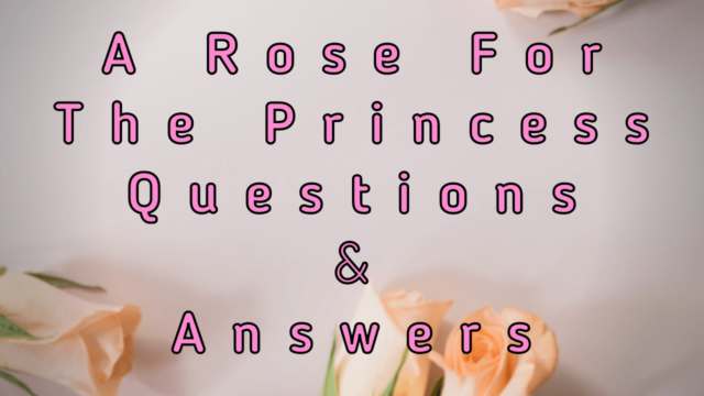 A Rose For The Princess Questions & Answers