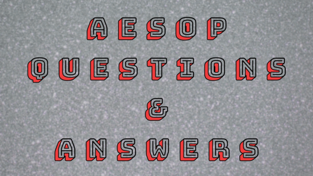 Aesop Questions & Answers