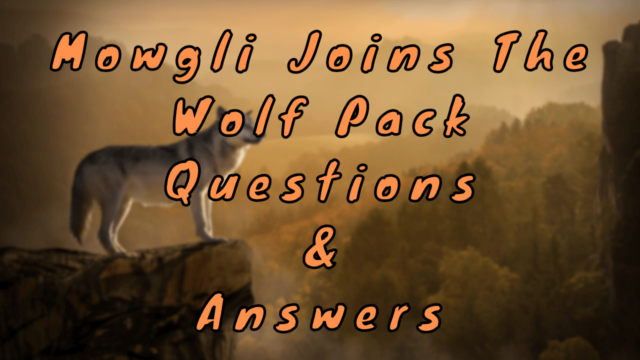 Mowgli Joins the Wolf Pack Questions & Answers