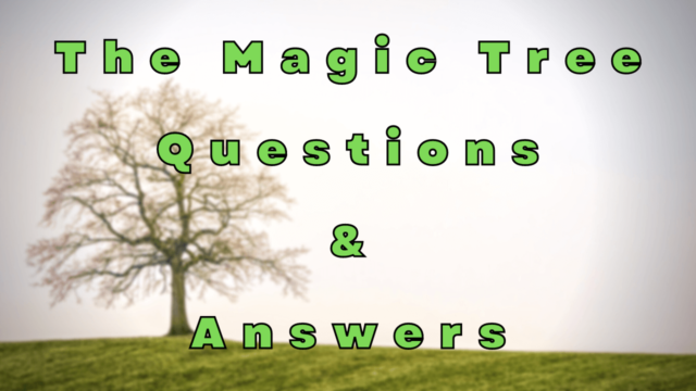 The Magic Tree Questions & Answers