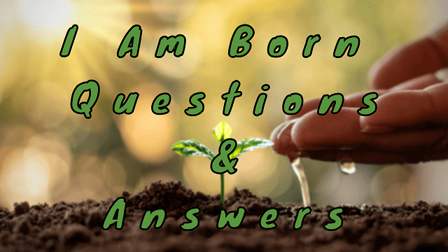 I am Born Questions & Answers