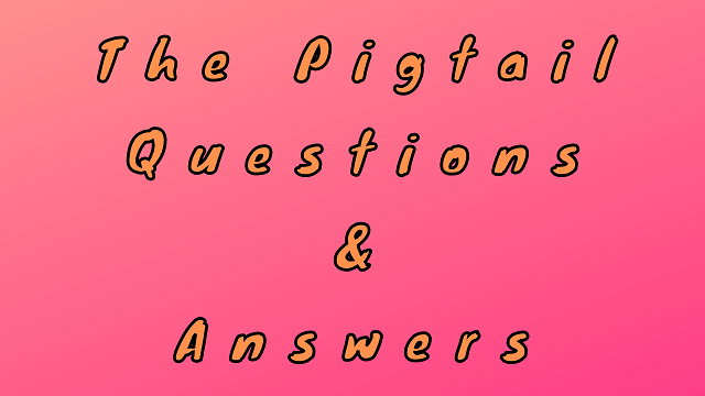 The Pigtail Questions & Answers