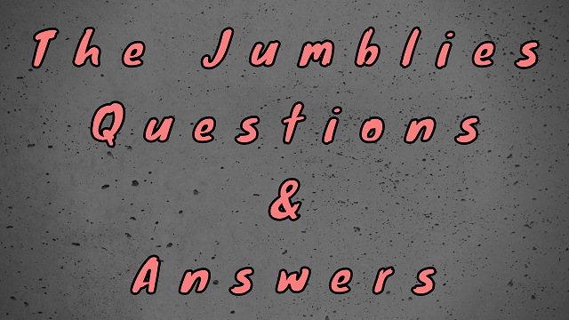 The Jumblies Questions & Answers