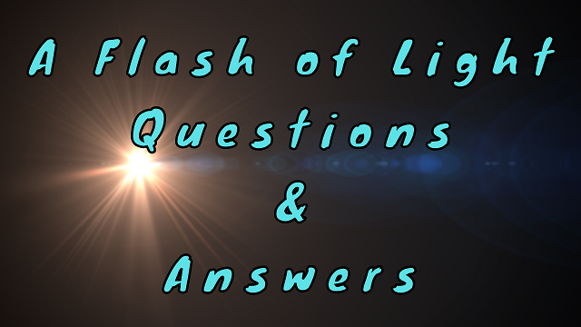 A Flash of Light Questions & Answers