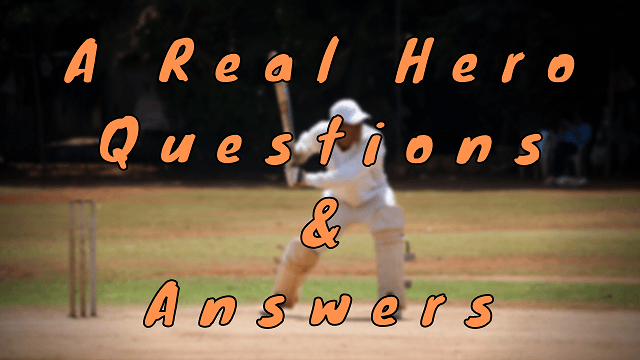 A Real Hero Questions & Answers