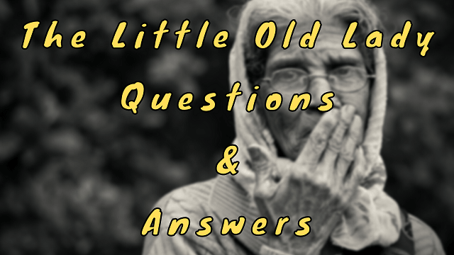 The Little Old Lady Questions & Answers