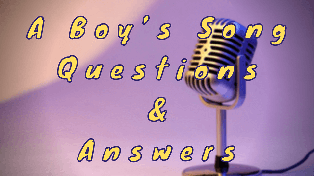 A Boy’s Song Questions & Answers