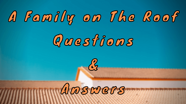 A Family on The Roof Questions & Answers