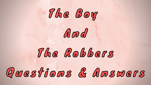 The Boy and The Robbers Questions & Answers